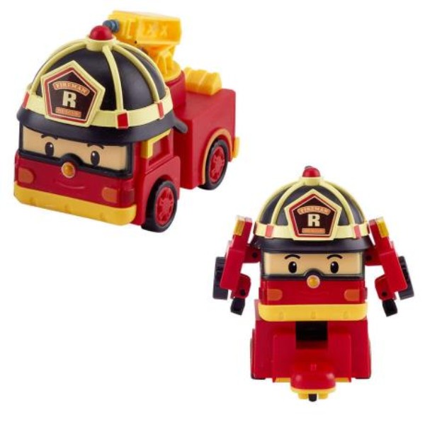 Фото - Машинка-трансформер Robocar Poli GoGo Миниспасители Делюкс 6в1 (ZR-915)